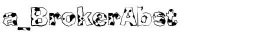 a_BrokerAbst - Download Thousands of Free Fonts at FontZone.net