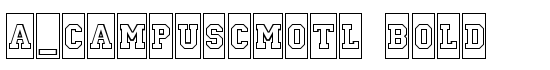 a_CampusCmOtl Bold - Download Thousands of Free Fonts at FontZone.net