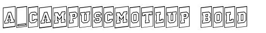 a_CampusCmOtlUp Bold - Download Thousands of Free Fonts at FontZone.net