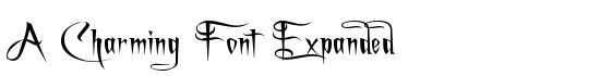 A Charming Font Expanded - Download Thousands of Free Fonts at FontZone.net