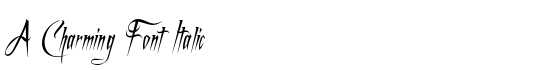 A Charming Font Italic - Download Thousands of Free Fonts at FontZone.net