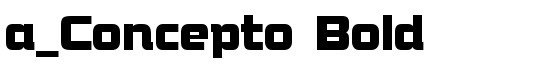 a_Concepto Bold - Download Thousands of Free Fonts at FontZone.net