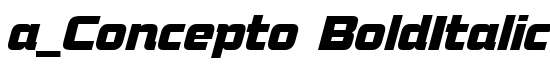 a_Concepto BoldItalic - Download Thousands of Free Fonts at FontZone.net