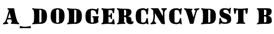 a_DodgerCncvDst Bold - Download Thousands of Free Fonts at FontZone.net