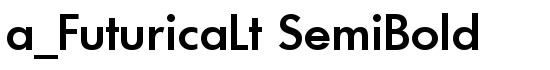 a_FuturicaLt SemiBold - Download Thousands of Free Fonts at FontZone.net
