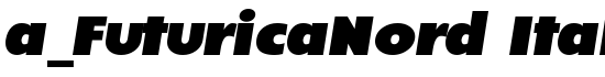 a_FuturicaNord Italic - Download Thousands of Free Fonts at FontZone.net