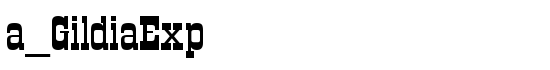 a_GildiaExp - Download Thousands of Free Fonts at FontZone.net
