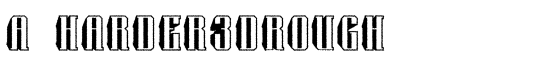 a_Harder3dRough - Download Thousands of Free Fonts at FontZone.net
