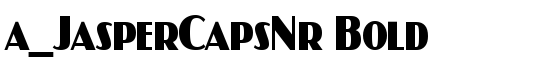 a_JasperCapsNr Bold - Download Thousands of Free Fonts at FontZone.net