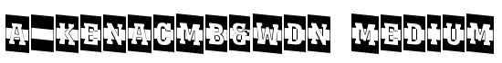 a_KenaCmB&WDn Medium - Download Thousands of Free Fonts at FontZone.net
