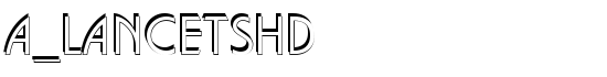 a_LancetShd - Download Thousands of Free Fonts at FontZone.net