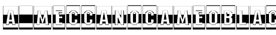 a_MeccanoCameoBlack&White - Download Thousands of Free Fonts at FontZone.net