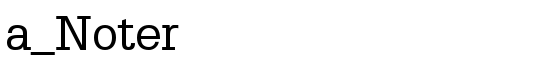a_Noter - Download Thousands of Free Fonts at FontZone.net