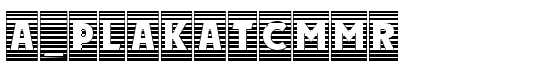 a_PlakatCmMr - Download Thousands of Free Fonts at FontZone.net