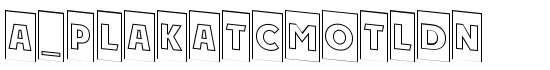 a_PlakatCmOtlDn - Download Thousands of Free Fonts at FontZone.net