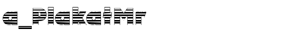 a_PlakatMr - Download Thousands of Free Fonts at FontZone.net