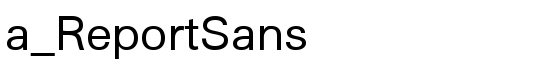 a_ReportSans - Download Thousands of Free Fonts at FontZone.net