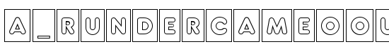 a_RunderCameoOutline - Download Thousands of Free Fonts at FontZone.net