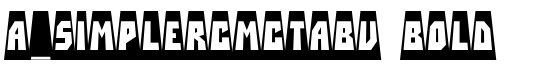 a_SimplerCmCtAbv Bold - Download Thousands of Free Fonts at FontZone.net