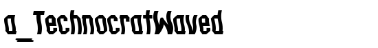 a_TechnocratWaved - Download Thousands of Free Fonts at FontZone.net