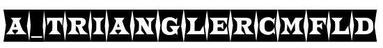 a_TrianglerCmFld - Download Thousands of Free Fonts at FontZone.net