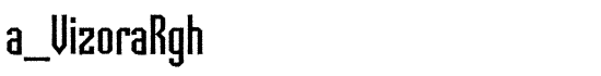 a_VizoraRgh - Download Thousands of Free Fonts at FontZone.net