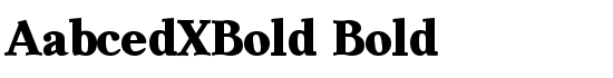 AabcedXBold Bold - Download Thousands of Free Fonts at FontZone.net