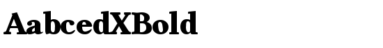 AabcedXBold - Download Thousands of Free Fonts at FontZone.net