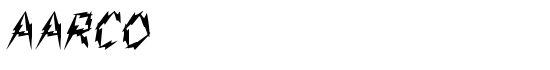 Aarco - Download Thousands of Free Fonts at FontZone.net