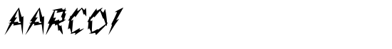 Aarco1 - Download Thousands of Free Fonts at FontZone.net