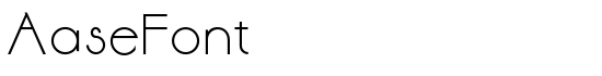 AaseFont - Download Thousands of Free Fonts at FontZone.net