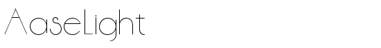 AaseLight - Download Thousands of Free Fonts at FontZone.net