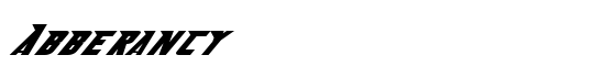 Abberancy - Download Thousands of Free Fonts at FontZone.net