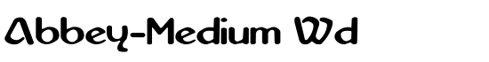 Abbey-Medium Wd - Download Thousands of Free Fonts at FontZone.net