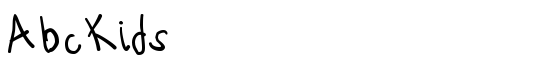 AbcKids - Download Thousands of Free Fonts at FontZone.net