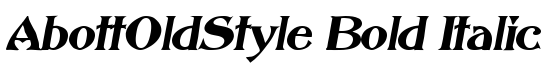 AbottOldStyle Bold Italic - Download Thousands of Free Fonts at FontZone.net