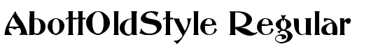 AbottOldStyle Regular - Download Thousands of Free Fonts at FontZone.net