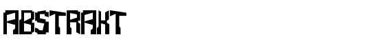 Abstrakt - Download Thousands of Free Fonts at FontZone.net
