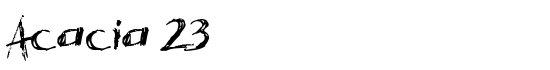 Acacia 23 - Download Thousands of Free Fonts at FontZone.net