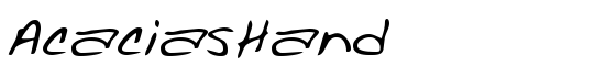 AcaciasHand - Download Thousands of Free Fonts at FontZone.net