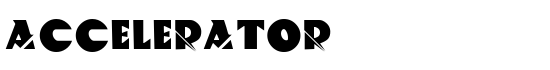 ACCELERATOR - Download Thousands of Free Fonts at FontZone.net