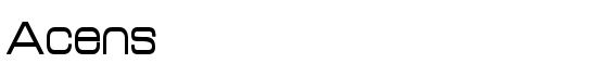 Acens - Download Thousands of Free Fonts at FontZone.net