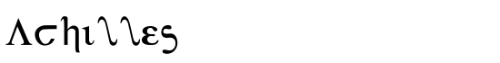 Achilles - Download Thousands of Free Fonts at FontZone.net
