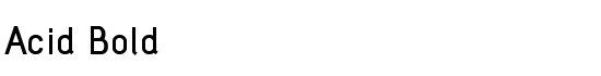 Acid Bold - Download Thousands of Free Fonts at FontZone.net