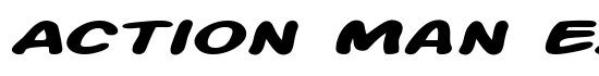 Action Man Extended Bold Italic - Download Thousands of Free Fonts at FontZone.net