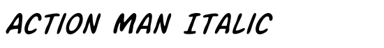 Action Man Italic - Download Thousands of Free Fonts at FontZone.net