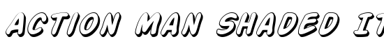 Action Man Shaded Italic - Download Thousands of Free Fonts at FontZone.net