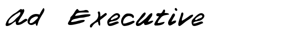 Ad Executive - Download Thousands of Free Fonts at FontZone.net
