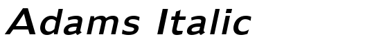 Adams Italic - Download Thousands of Free Fonts at FontZone.net