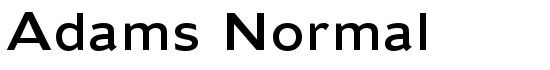 Adams Normal - Download Thousands of Free Fonts at FontZone.net